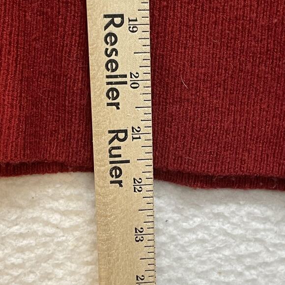 Madewell Cardigan Sweater Womens XXS Red Wool Alpaca Blend Button Ribbed Knit - Picture 10 of 11